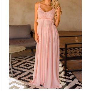 Backless maxi dress